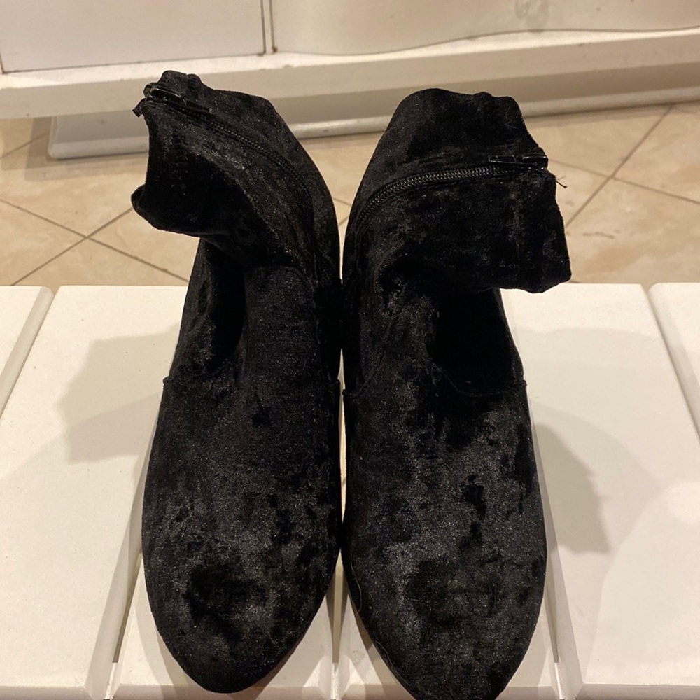 Crushed Velvet Heels